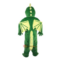 Green Dinosaur Magic Dragon Mascot Costume Cosplay