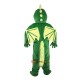 Green Dinosaur Magic Dragon Mascot Costume Cosplay