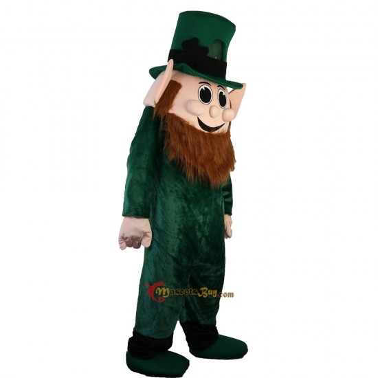 Green Dwarf elf Genius Mascot Costume Cosplay