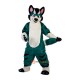 Green Fox Dog Husky Mascot Costume Cosplay