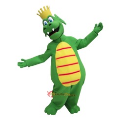 Green Land Dragon Mascot Costume Cosplay