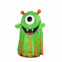 Green Martian Mascot Costume Cosplay