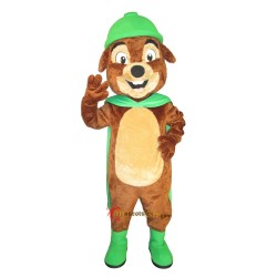 Green Prairie Dog Mascot Costume Cosplay