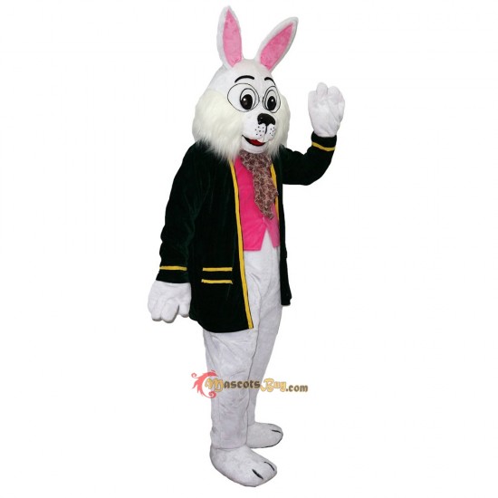 Green Suit Easter Bunny Mascot Costume Cosplay
