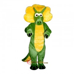 Green Triceratops Mascot Costume Cosplay