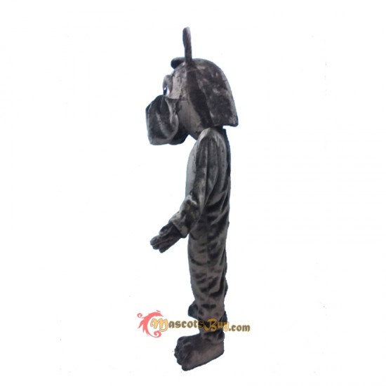 Grey Dog Mascot Costume Cosplay