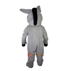 Grey Donkey Ass Jackass Burro Moke Neddy Mascot Costume Cosplay