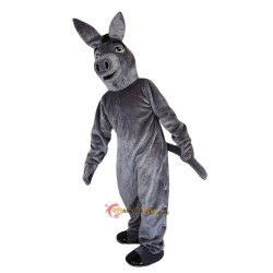 Grey Donkey Mascot Costume Cosplay