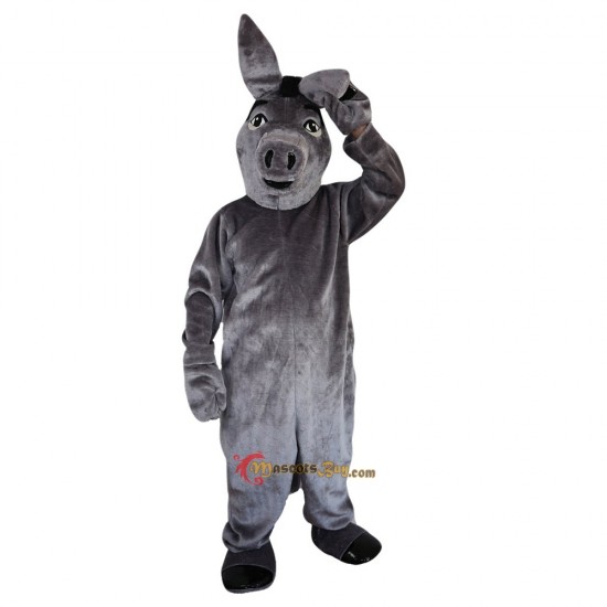Grey Donkey Mascot Costume Cosplay