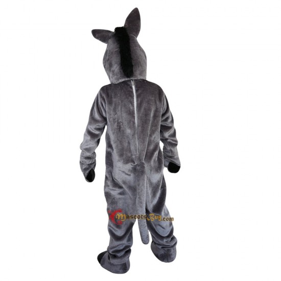 Grey Donkey Mascot Costume Cosplay