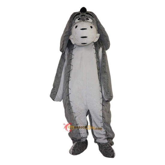 Grey Donkey Jackass Neddy Mascot Costume Cosplay