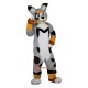 Grey Fox Dog Husky Mascot Costume Cosplay