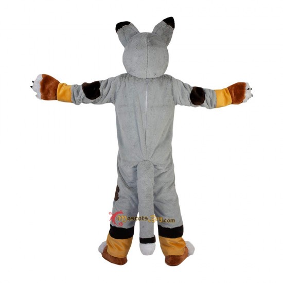 Grey Fox Dog Husky Mascot Costume Cosplay