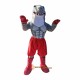 Grey Muscle shark Mascot Costume Cosplay