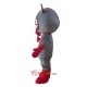 Grey Robot Mascot Costume Cosplay