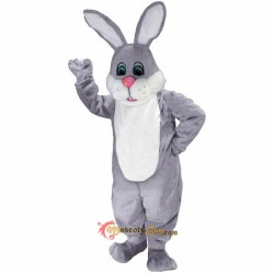 Grey White Lightweight Mascot Costume Cosplay