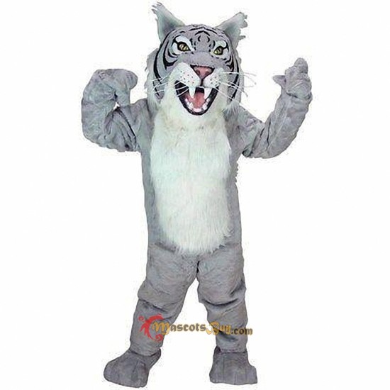Grey Wildcat Mascot Costume Cosplay