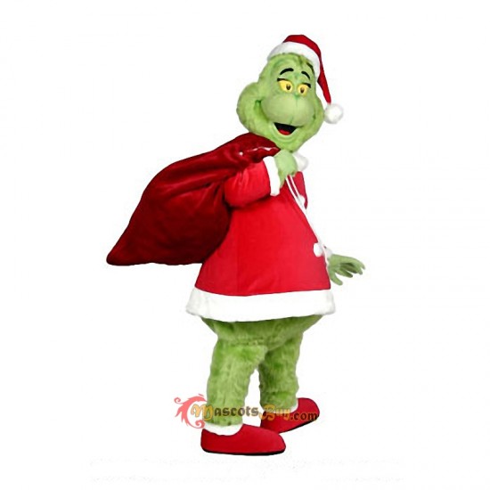 Grinch Mascot Costume Cosplay