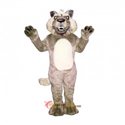 Growling Wolf Mascot Costume Cosplay