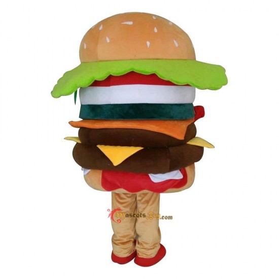 Hamburger Cartoon Mascot Costume Cosplay