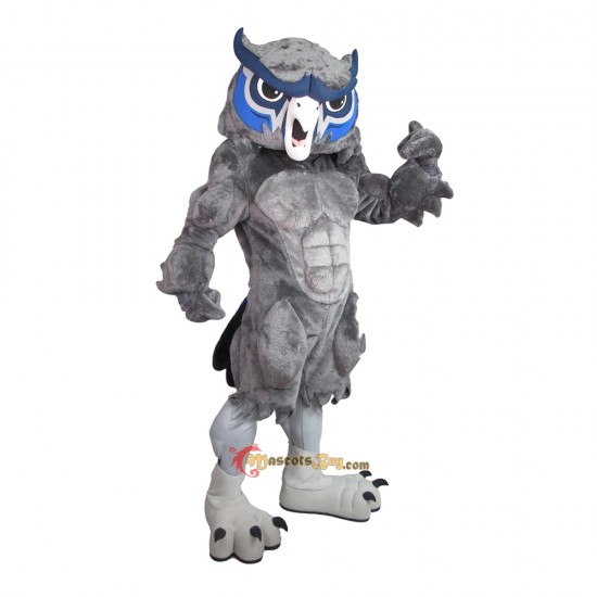 Handsome Power Owl Mascot Costume Cosplay