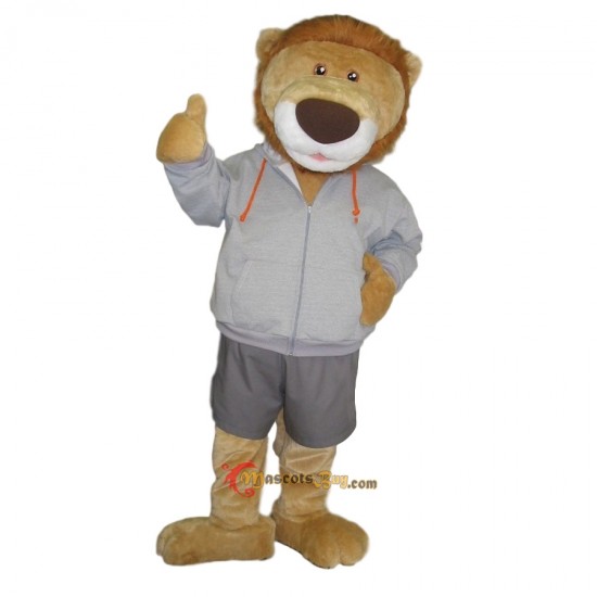Handsome School Lion Mascot Costume Cosplay