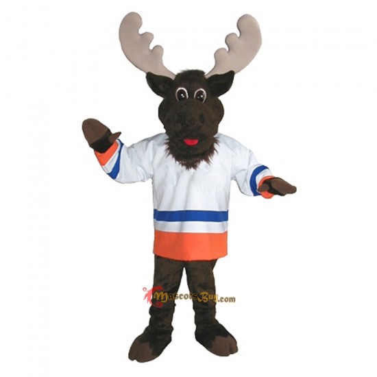 Handsome School Moose Mascot Costume Cosplay