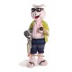 Handsome Swimming Pig Mascot Costume Cosplay