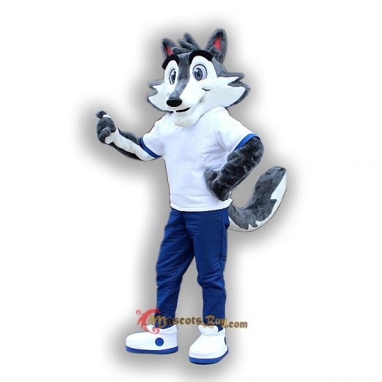 Handsome Wolf Mascot Costume Cosplay