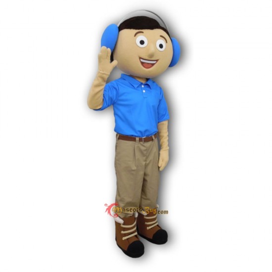 Happy Boy Mascot Costume Cosplay