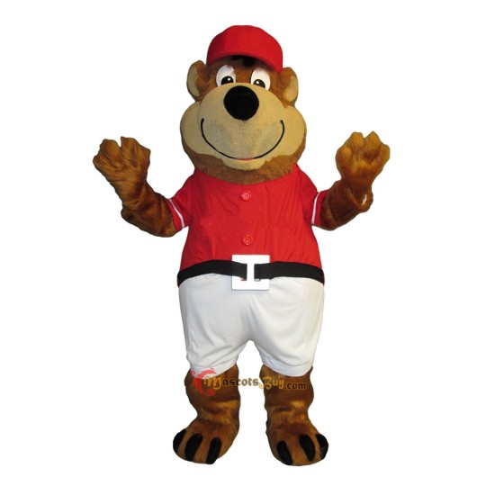 Happy Brown Bear Mascot Costume Cosplay