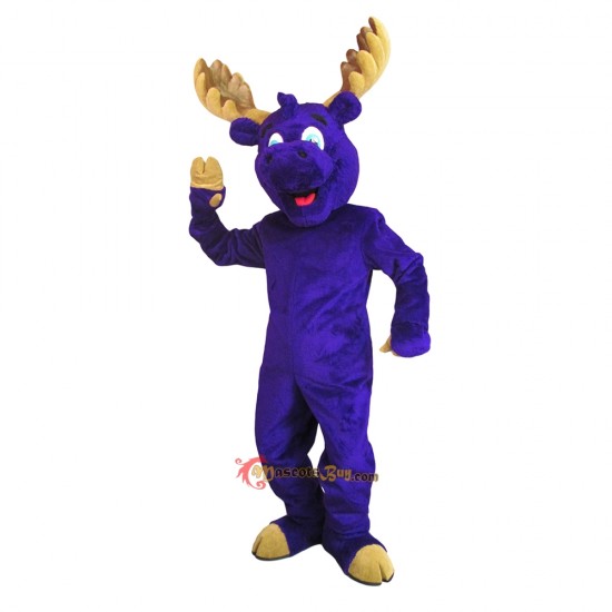 Happy Charming Moose Mascot Costume Cosplay