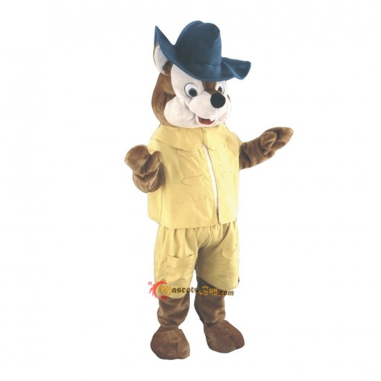 Happy Fox Mascot Costume Cosplay