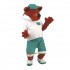 Happy Fox Mascot Costume Cosplay