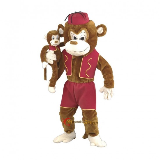 Happy Monkey Mascot Costume Cosplay