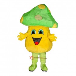 Happy Mushroom Mascot Costume Cosplay