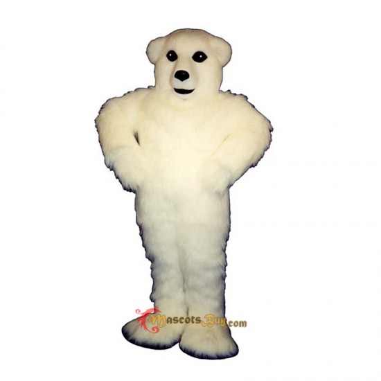 Happy Polar Bear Mascot Costume Cosplay