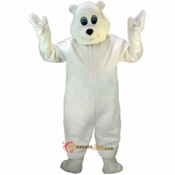 Happy Polar Bear Lightweight Mascot Costume Cosplay