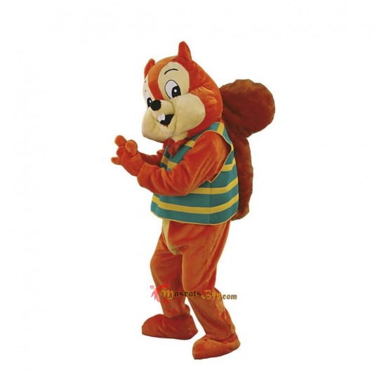 Happy Squirrel Mascot Costume Cosplay