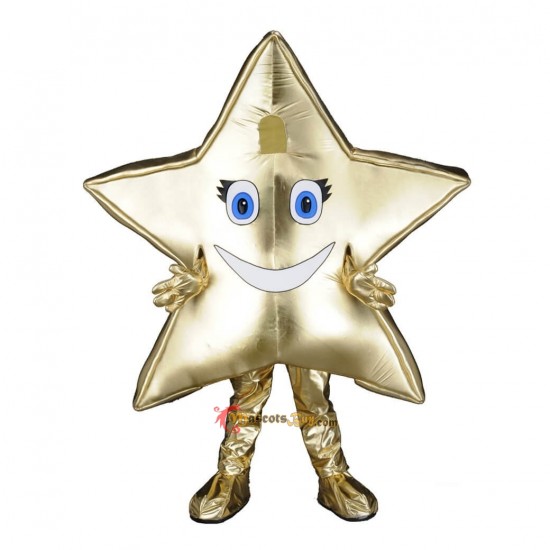 Happy Star Mascot Costume Cosplay