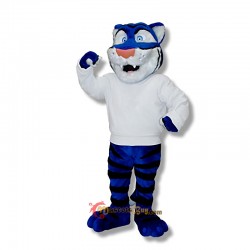 Happy Tiger Mascot Costume  Cosplay