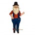 Hillbilly Harold Mascot Costume Cosplay