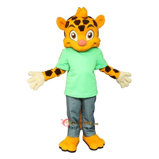 Hyper Kidz Boomerang Tiger Mascot Costume Cosplay