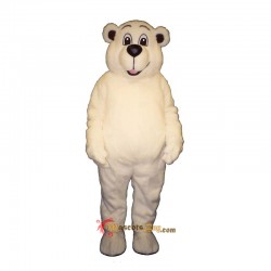 Johnnie Polar Bear Mascot Costume Cosplay