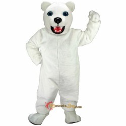 Jr Polar Bear Lightweight Mascot Costume Cosplay