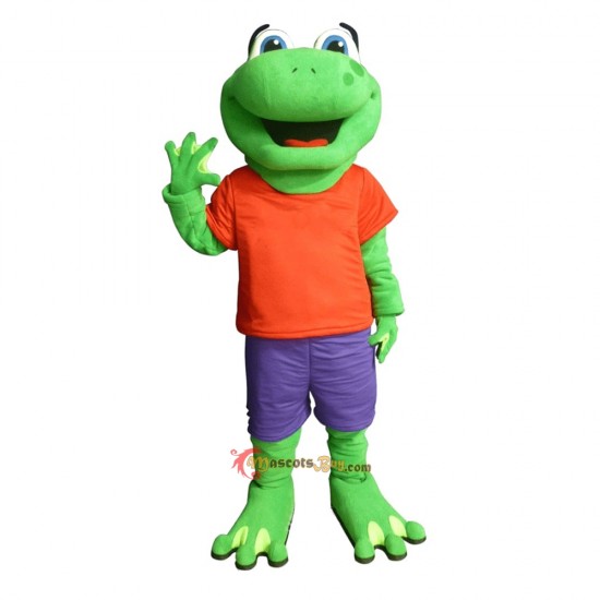 Jump On Over Jj Frog Mascot Costume Cosplay