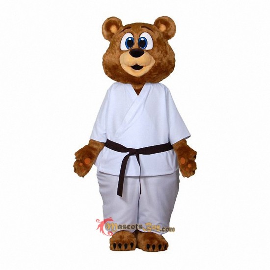 Karate bear Mascot Costume Cosplay