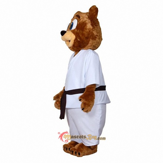 Karate bear Mascot Costume Cosplay