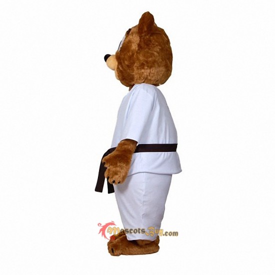 Karate bear Mascot Costume Cosplay