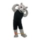 Light gray moving Leopard Mascot Costume Cosplay